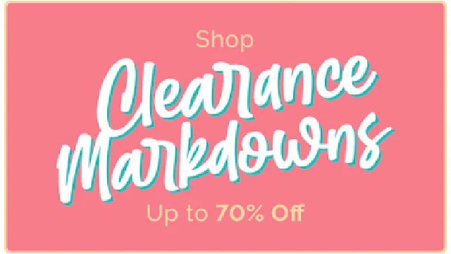 Shop Clearance markdowns - Up to 70% Off