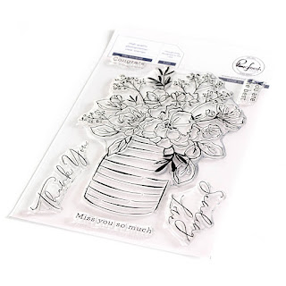 Inky Bouquet Stamp