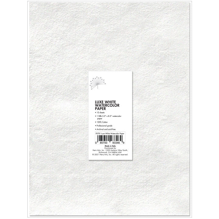 Luxe White Watercolor Paper