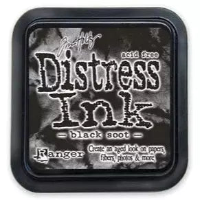 Tim Holtz Distress Ink Pad BLACK SOOT