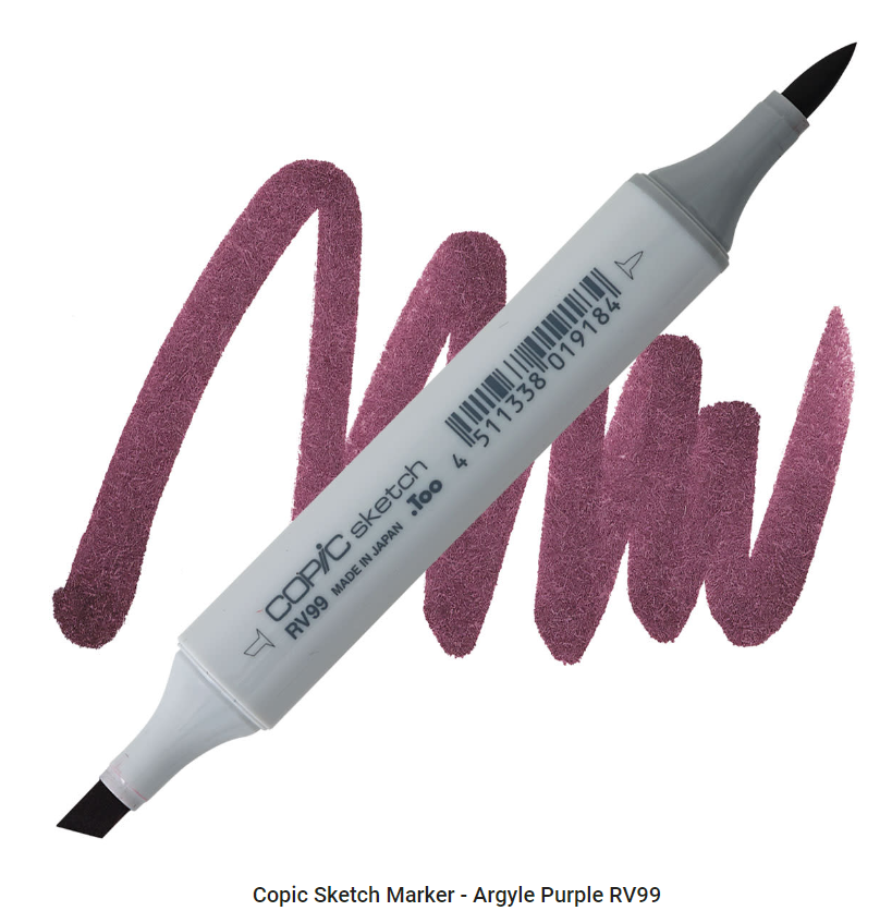 Copic Sketch Marker RV99 ARGYLE PURPLE