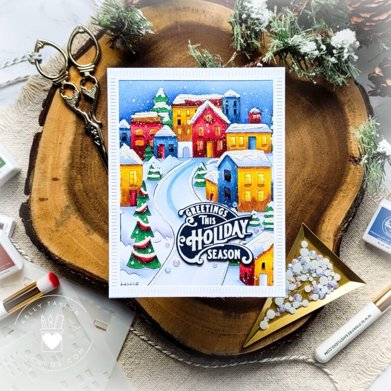 Pinkfresh Studio Magical Holiday Blog Hop - Kelly Taylor Cards