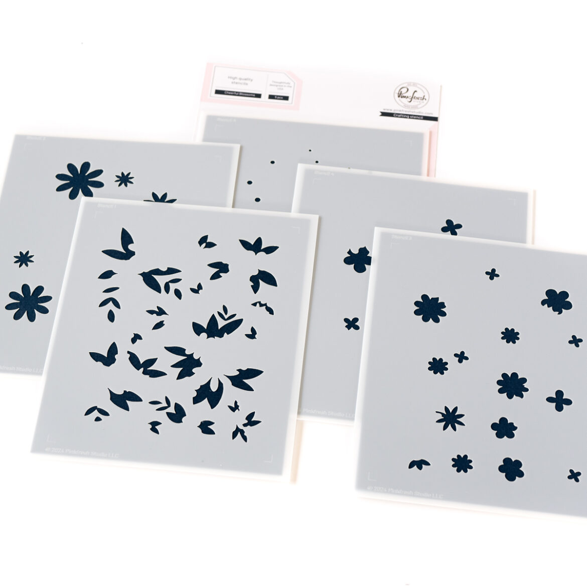 Cheerful Blossoms Stencils