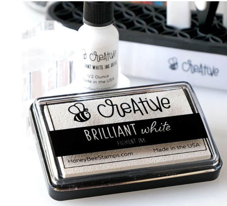 Bee Creative Brilliant White Pigment Ink Bee Creative Brilliant White Pigment Ink