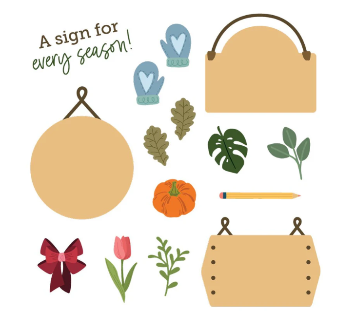 Lovely Layers: Seasonal Signs Lovely Layers: Seasonal Signs