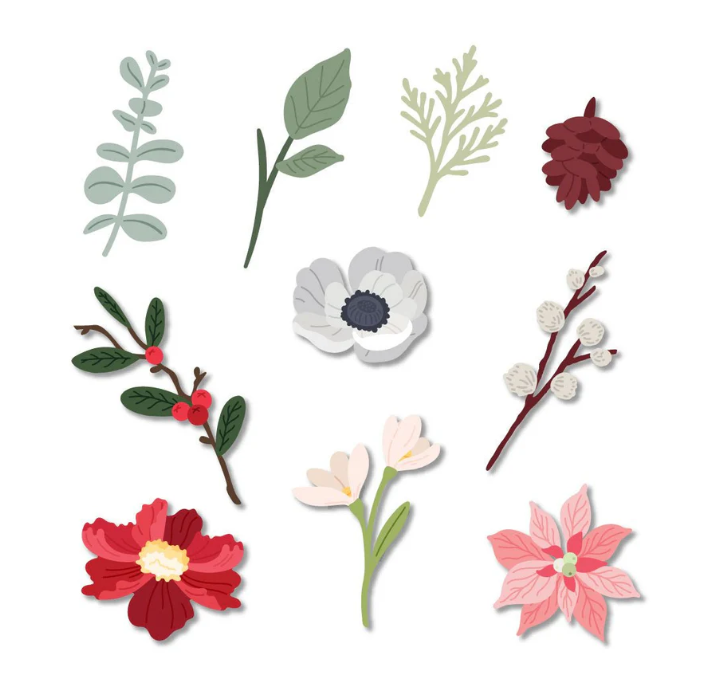 Lovely Layers: Mini Holiday Florals Lovely Layers: Mini Holiday Florals