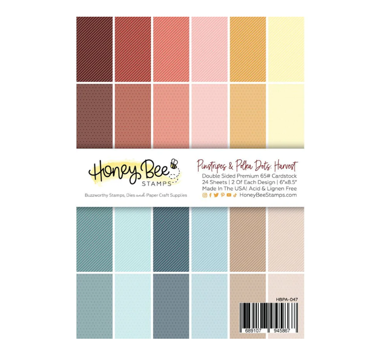 Pinstripes & Polka Dots: Harvest Paper Pad Pinstripes & Polka Dots: Harvest Paper Pad