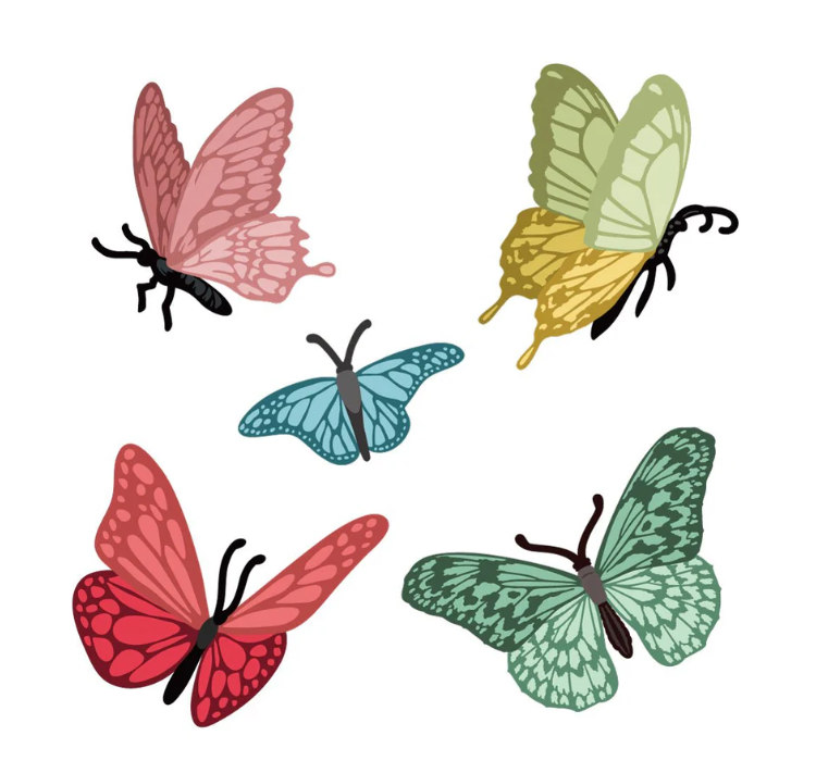 Lovely Layers Butterflies